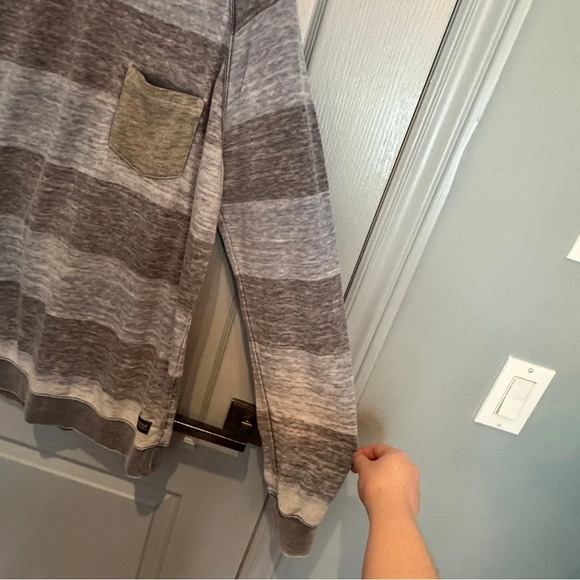 Heritage by Report Collection Long Sleeve Shirt Size Medium Men's Striped Surfer - Picture 5 of 16